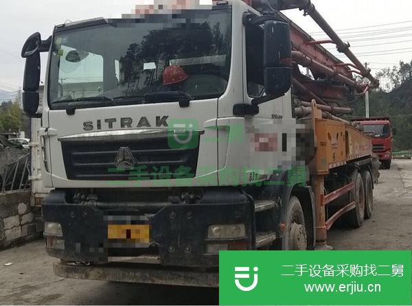 湖北出售二手三一38米五節臂泵車