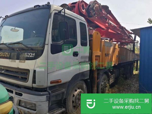 山東出售二手五十鈴46米叉腿四橋五節(jié)臂泵車(chē)