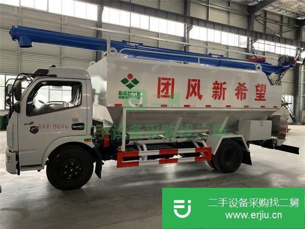 河北出售二手東風多利卡散裝飼料運輸車