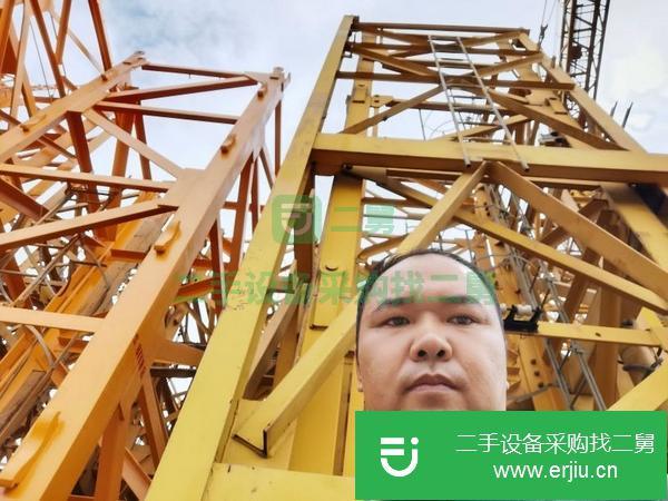 廣東出售二手12年國宏6015-10，23B節(jié)60米獨立高度塔吊