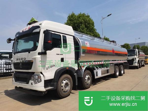 山西出售二手豪沃前四后八27噸油罐車手續(xù)齊全可分期
