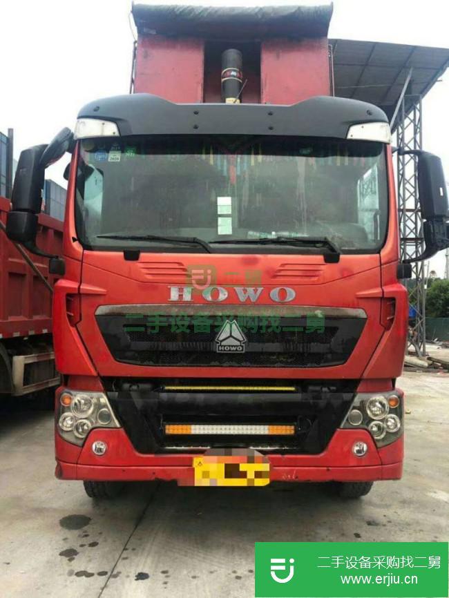 重慶出售二手中國(guó)重汽前四后八340馬力自卸車(chē)