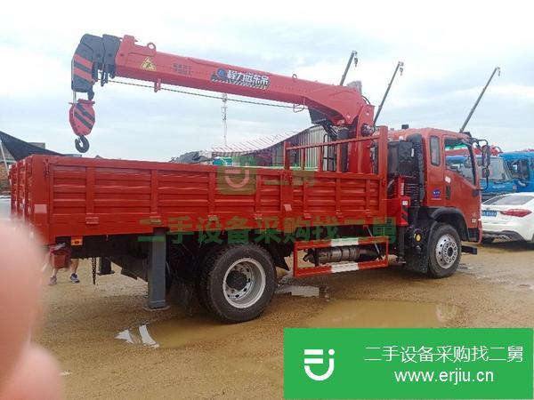 湖北出售二手大運國六底盤隨車吊