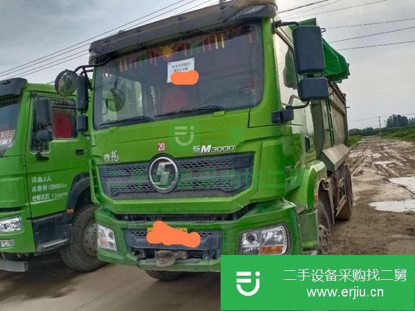 山東出售二手18年德龍自卸車后八輪國五5.6米350馬力