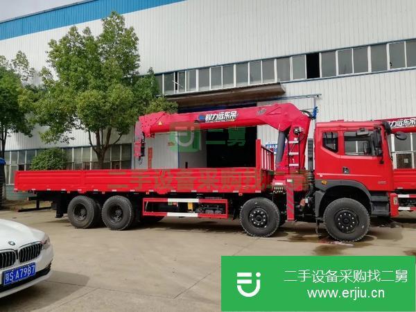 湖北出售二手前四后八程力隨車吊