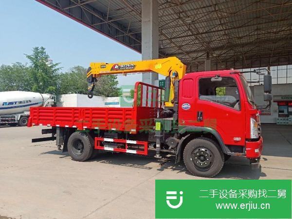 河南出售二手東風(fēng)黃牌5噸隨車(chē)吊