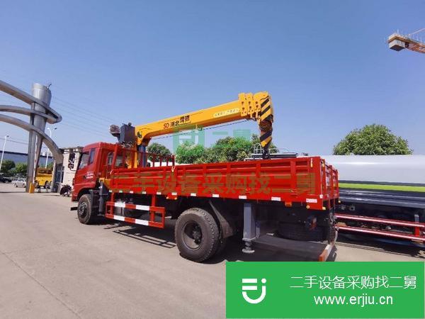 安微出售二手東風(fēng)隨專180馬力單橋8噸隨車吊