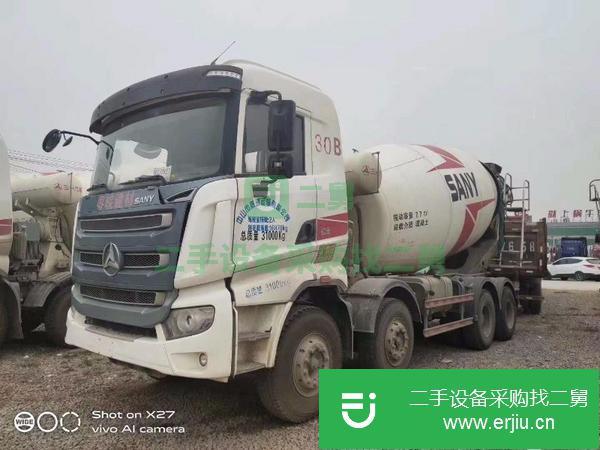 江蘇出售二手國五輕量化大12方三一攪拌車