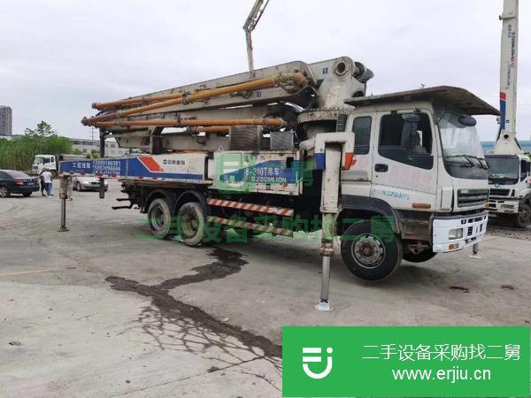 湖南出售二手三一三橋叉腿47米泵車