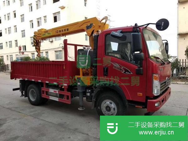湖北出售二手重汽王牌藍牌吊車