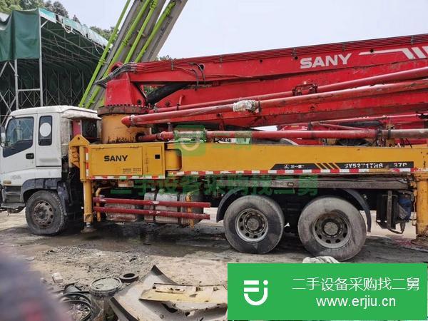湖南出售二手五十鈴底盤37米泵車