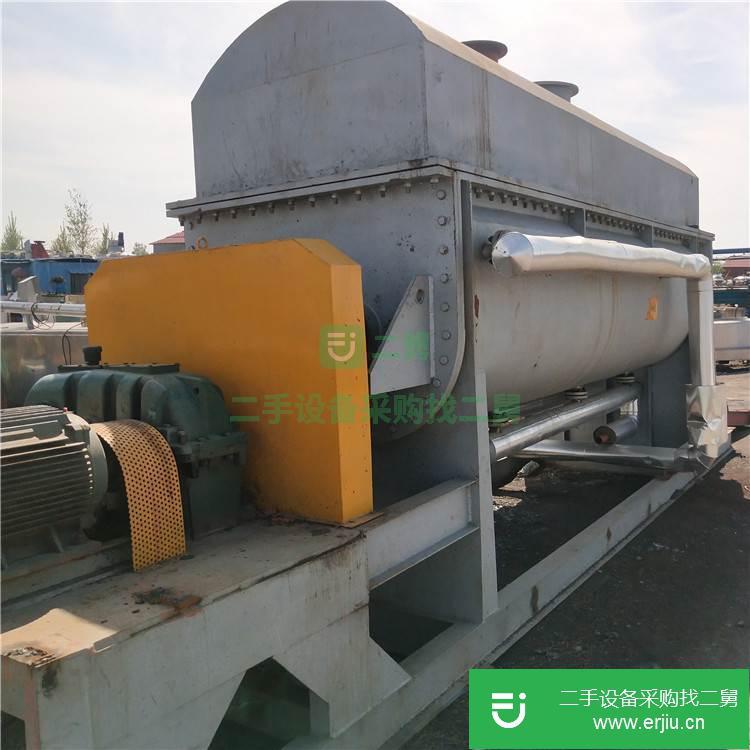 山東出售二手2000L搪瓷雙錐真空干燥機