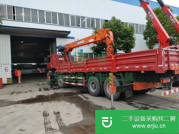 湖北出售二手石煤14噸隨車吊