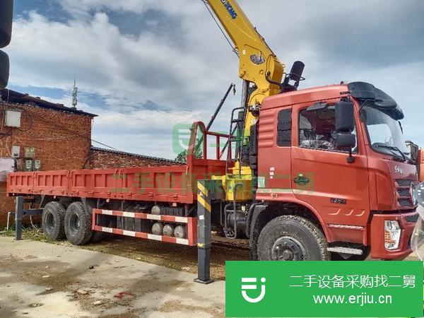 湖北出售二手東風(fēng)后八輪12噸徐工隨車吊