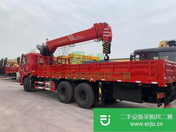 上海出售二手東風(fēng)玉柴240馬力12噸五節(jié)臂吊車