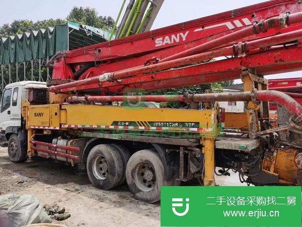 湖南出售二手五十鈴底盤37米泵車