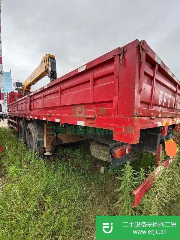 湖北出售二手12噸后八輪隨車吊