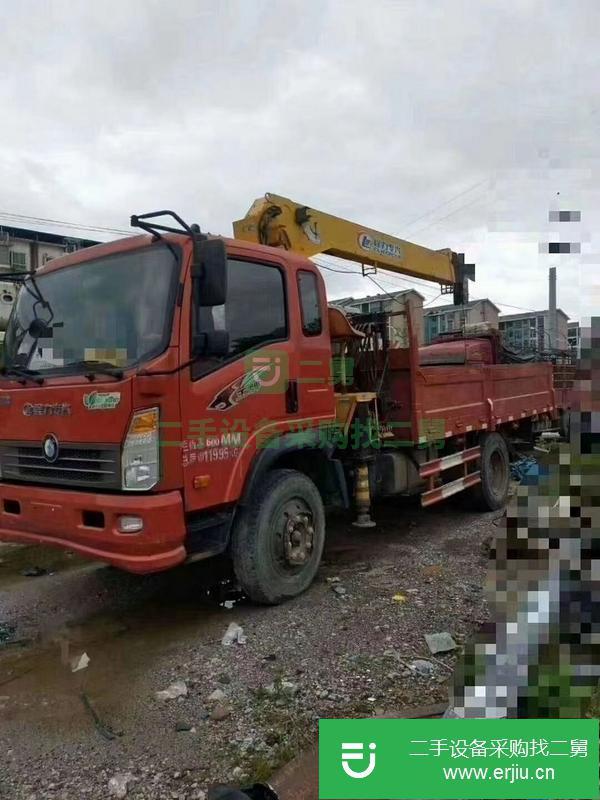 湖北出售二手程力6.3噸國四隨車吊包提檔過戶