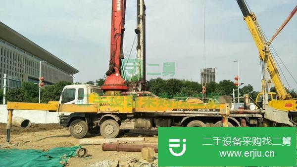 河北出售二手三一泵車，五十鈴46米底盤，叉腿四橋五節臂，手續齊全，協議過戶，無欠款無糾紛