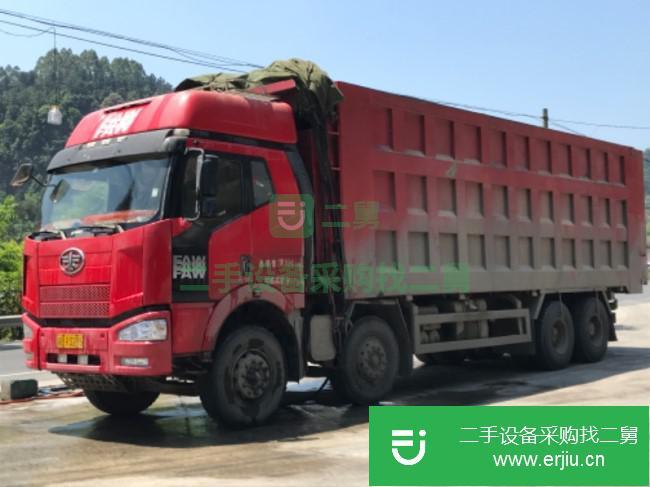 四川出售二手一汽解放前四后八自卸車