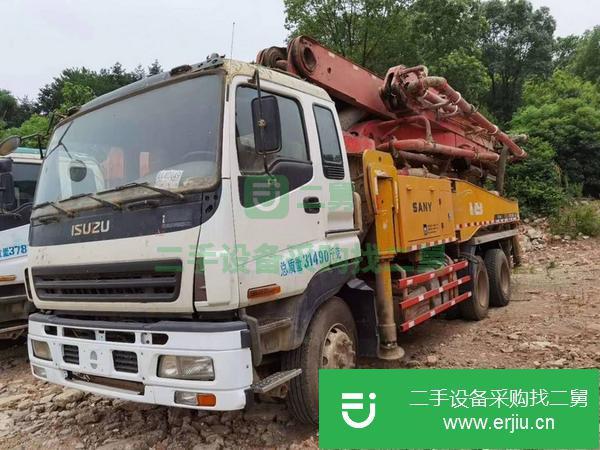 河南出售二手三一11年40米泵車