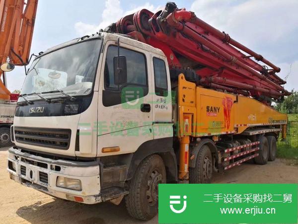 河南出售二手三一56米泵車