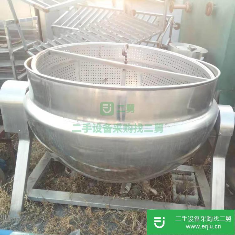 山東出售二手可傾式夾層鍋