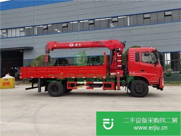 湖北出售二手東風單橋8噸吊車 160馬力