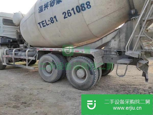 甘肅出售二手德龍12年大12方混凝土攪拌車