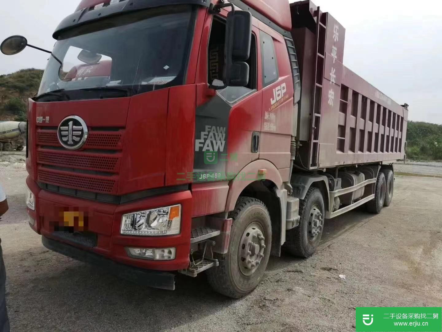 江西出售二手一汽解放460馬力自卸車