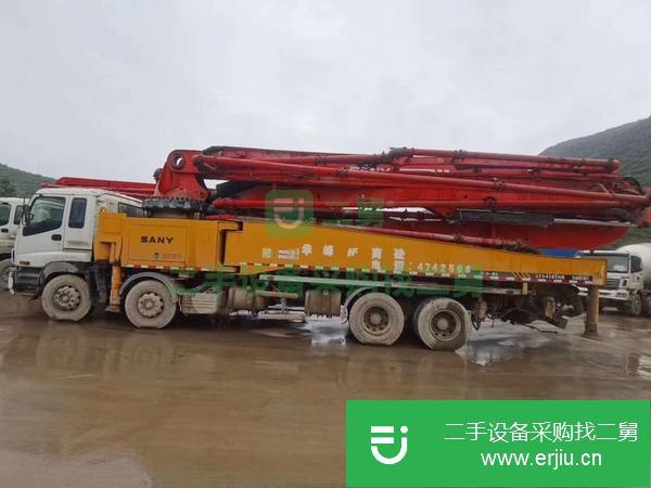 河北出售二手12年三一五十鈴50米泵車