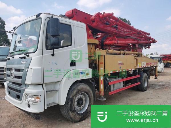 湖南出售二手19年4月三一兩橋37米國五排放泵車