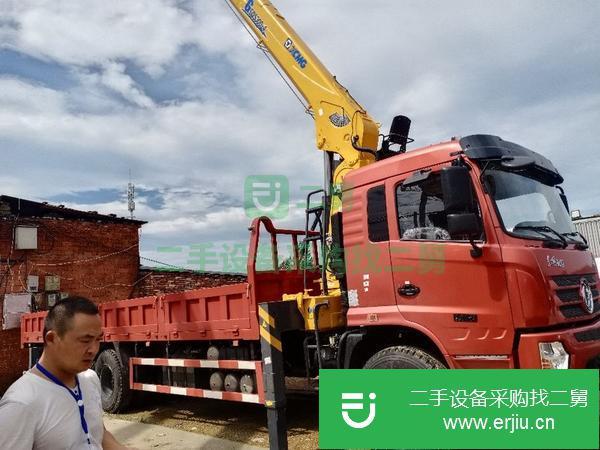 湖北出售二手東風(fēng)后八輪12噸徐工隨車吊