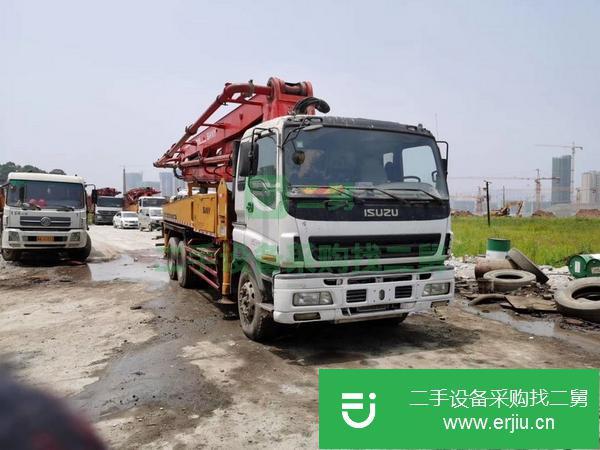 湖南出售二手五十鈴底盤37米泵車