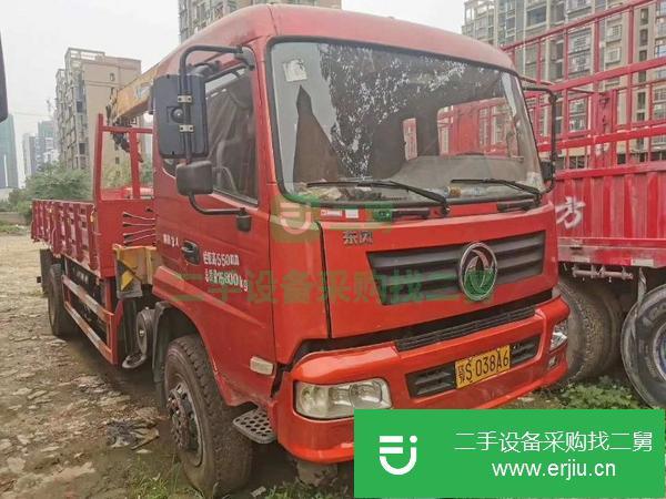 湖南出售二手東風6.3噸4節臂隨車吊