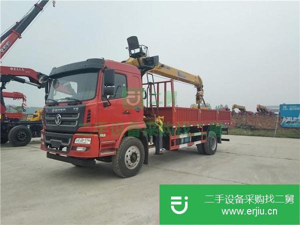 湖北出售二手陜汽軒德單橋8噸隨車吊