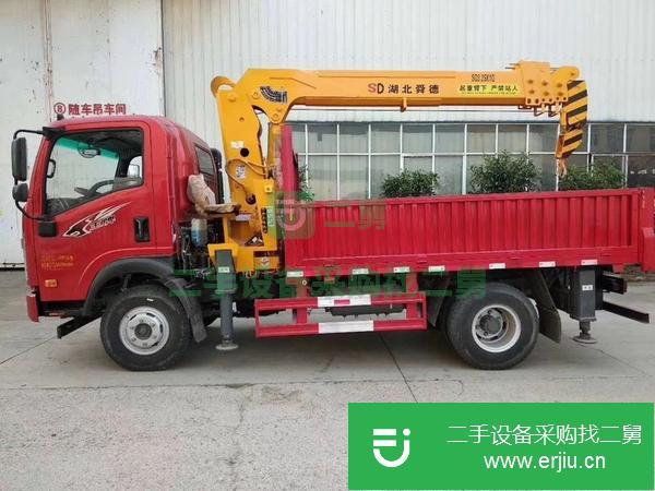 湖北出售二手重汽王牌藍牌吊車