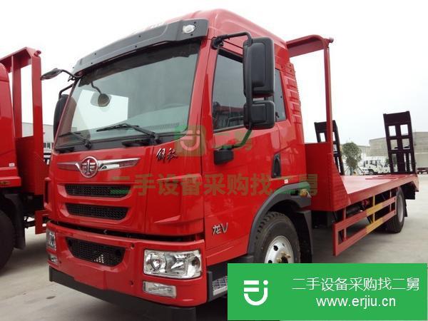 河北出售二手解放龍V平板運(yùn)輸車，可分期付款