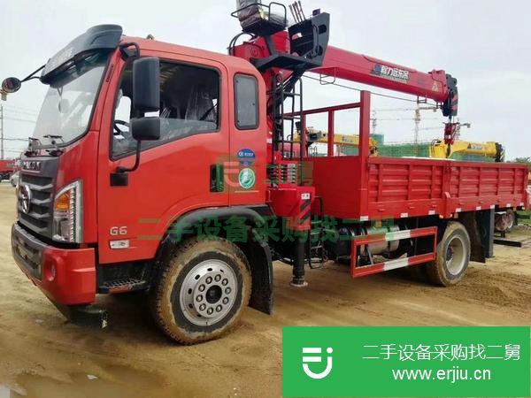 湖北出售二手大運6.3噸隨車吊可分期包上牌