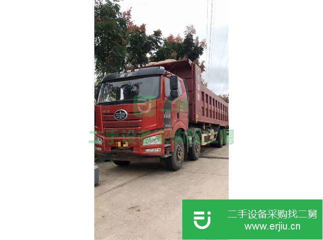 江西出售二手一汽解放J6P前四后八自卸車