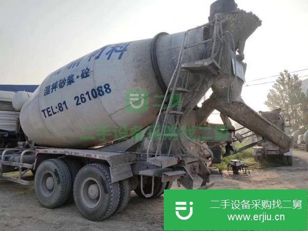 甘肅出售二手德龍12年大12方混凝土攪拌車