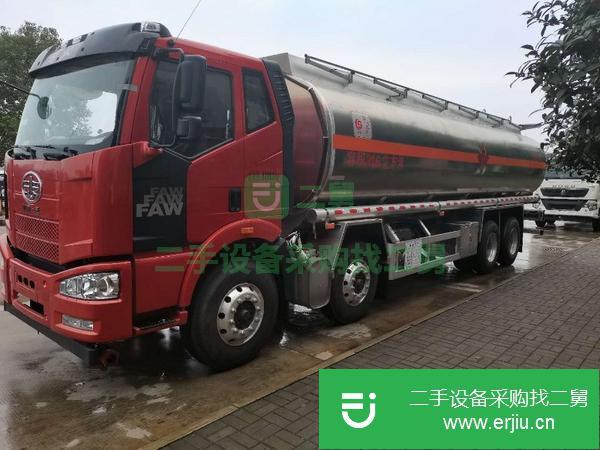 湖北出售二手解放油罐車 國5