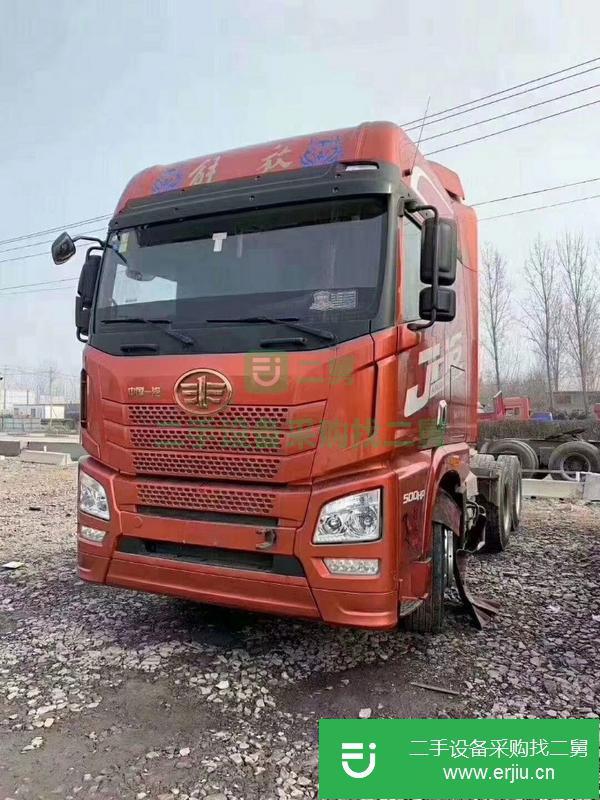 山西出售二手解放牽引車，460馬力國五排放，濰柴發動機