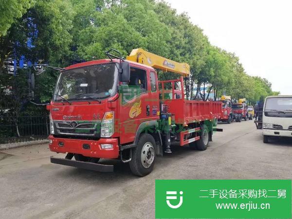 河南出售二手東風(fēng)黃牌5噸隨車(chē)吊