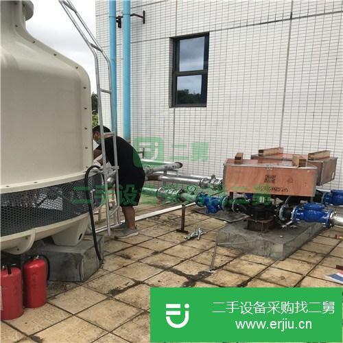 廣東出售二手LXT-125T圓形玻璃鋼冷卻塔
