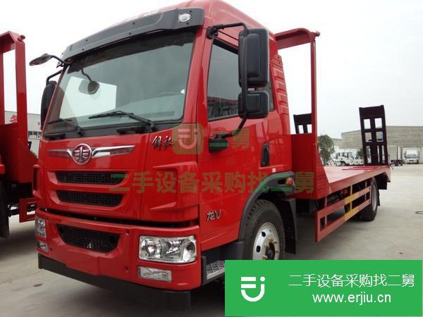 河北出售二手解放龍V平板運(yùn)輸車，可分期付款