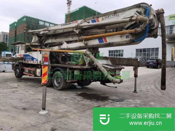 湖南出售二手三一三橋叉腿47米泵車