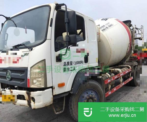 湖北出售二手15年三一7方攪拌車