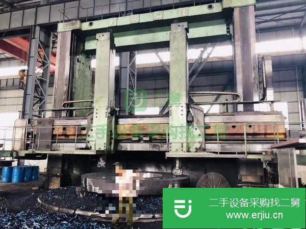 河南出售二手實(shí)佳8米數(shù)控立式車床