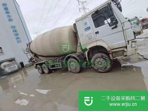 山東出售二手14年國四豪沃混凝土攪拌車